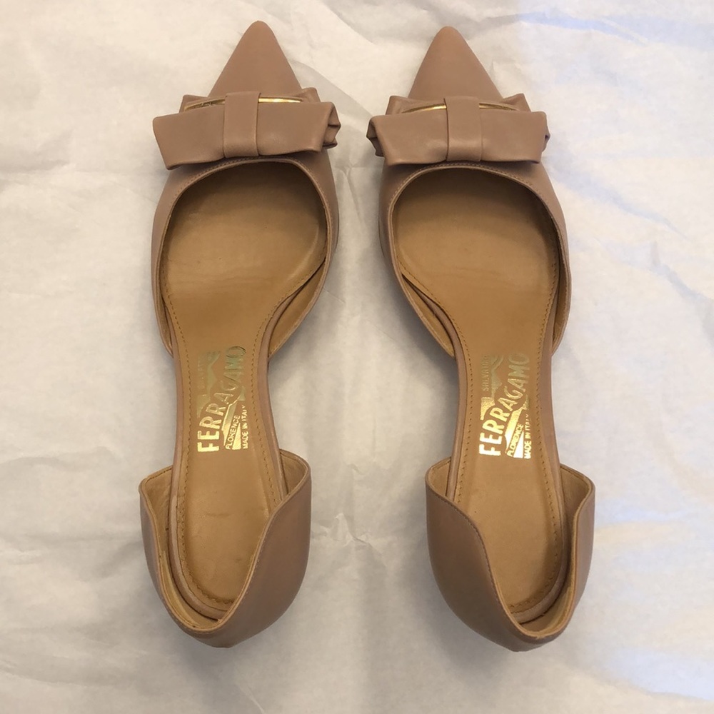 🎉Host Pick🎉 Salvatore Ferragamo Rietta d’Orsay Bow Pumps, Size 9. - Picture 6 of 16